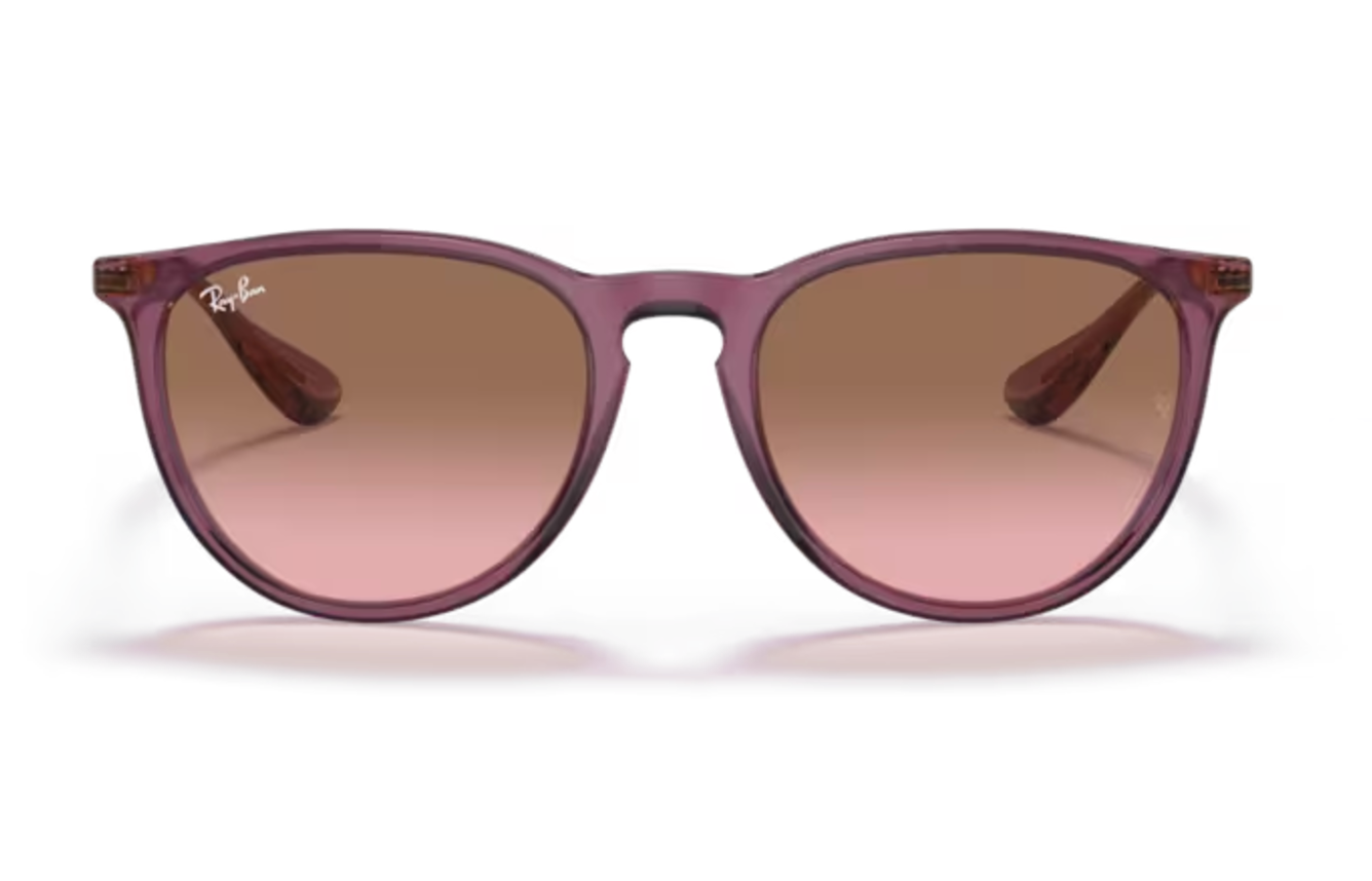 Ladies Violet and Gold Round RayBan Frames