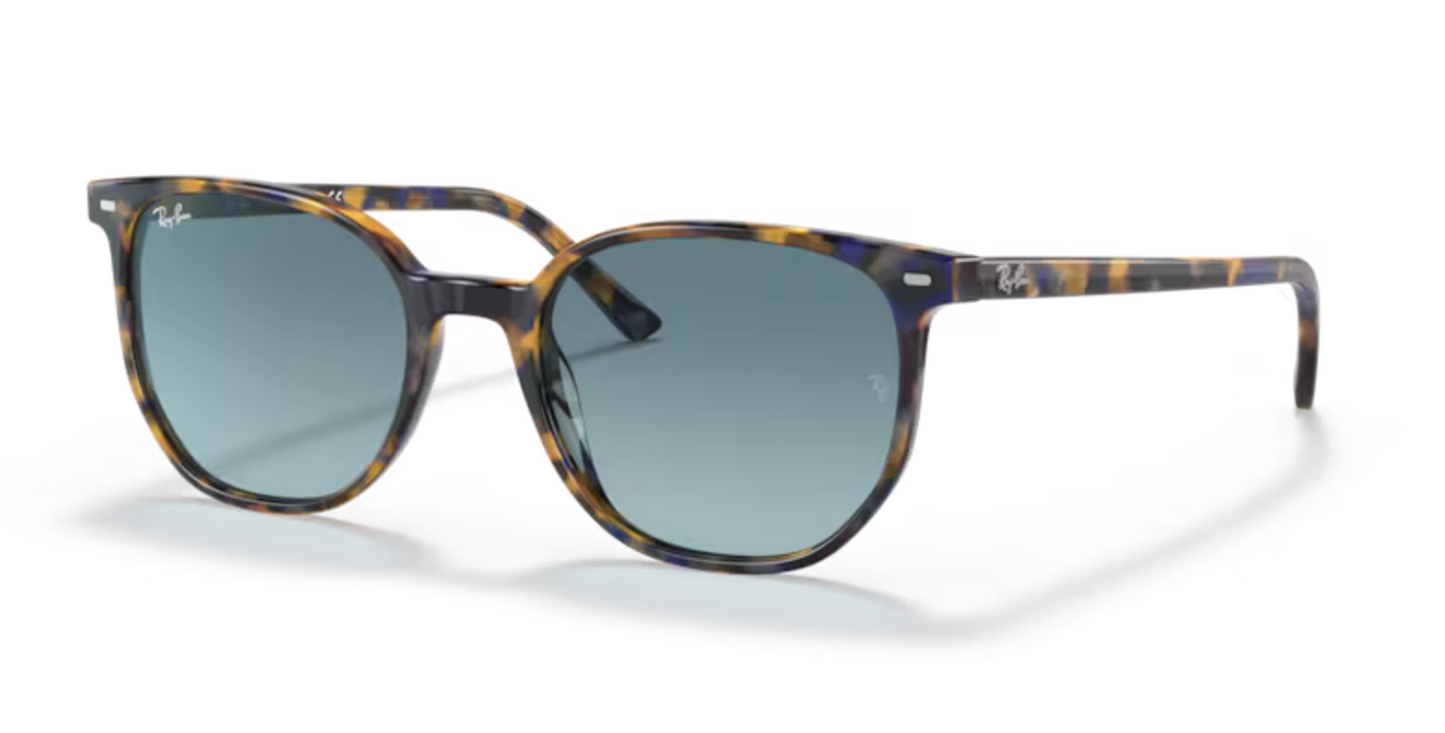 RayBan Frames in Yellow & Blue Havana Slim Sides