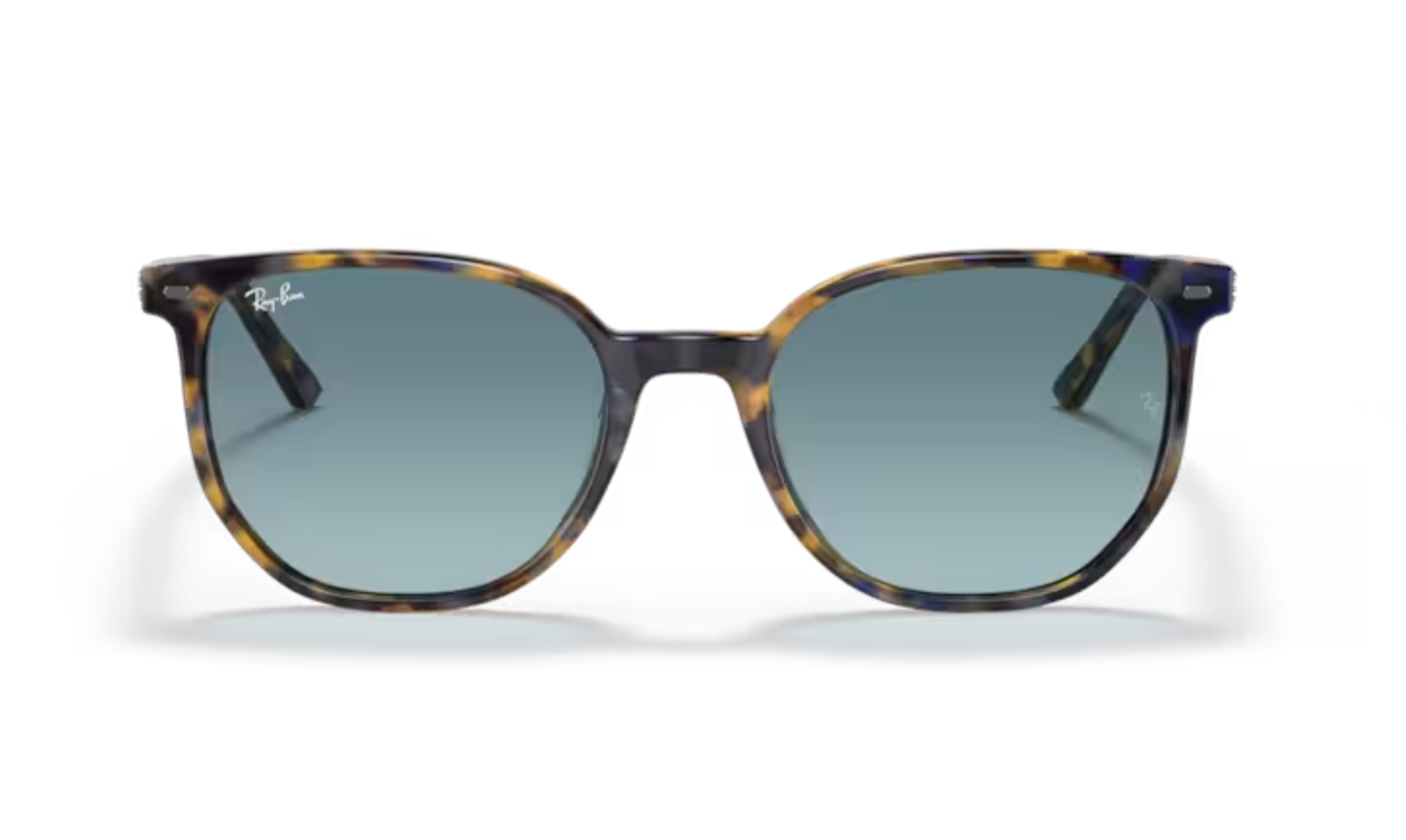 RayBan Frames in Yellow & Blue Havana Slim Sides