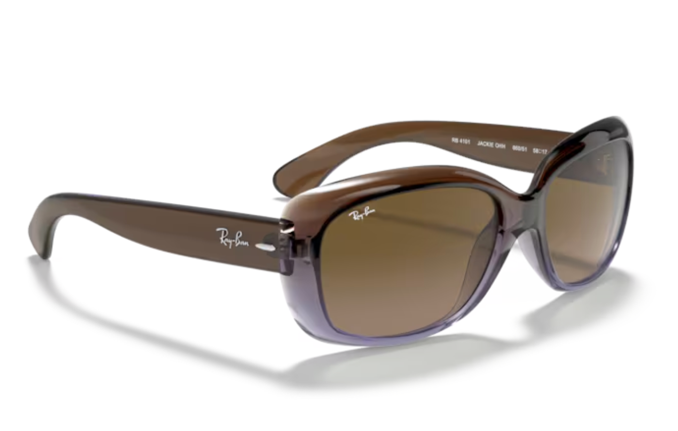 RayBan Ladies Round Purple Sunglasses
