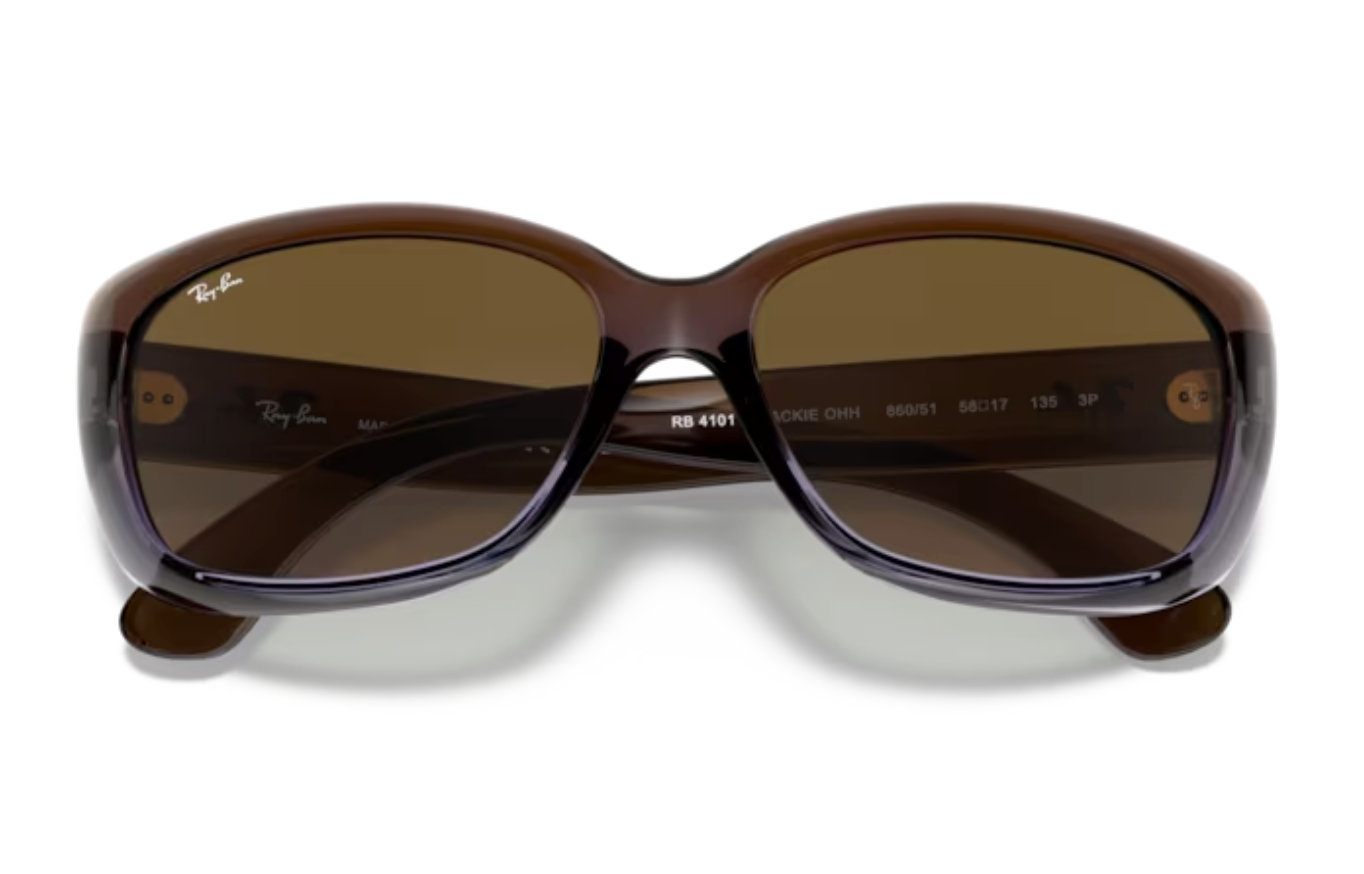 RayBan Ladies Round Purple Sunglasses