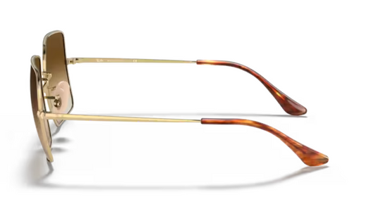 Ladies Ray Ban Gold Square Frames