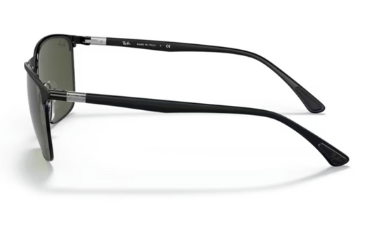 Ray Ban Gents Matte Black Metal Frames