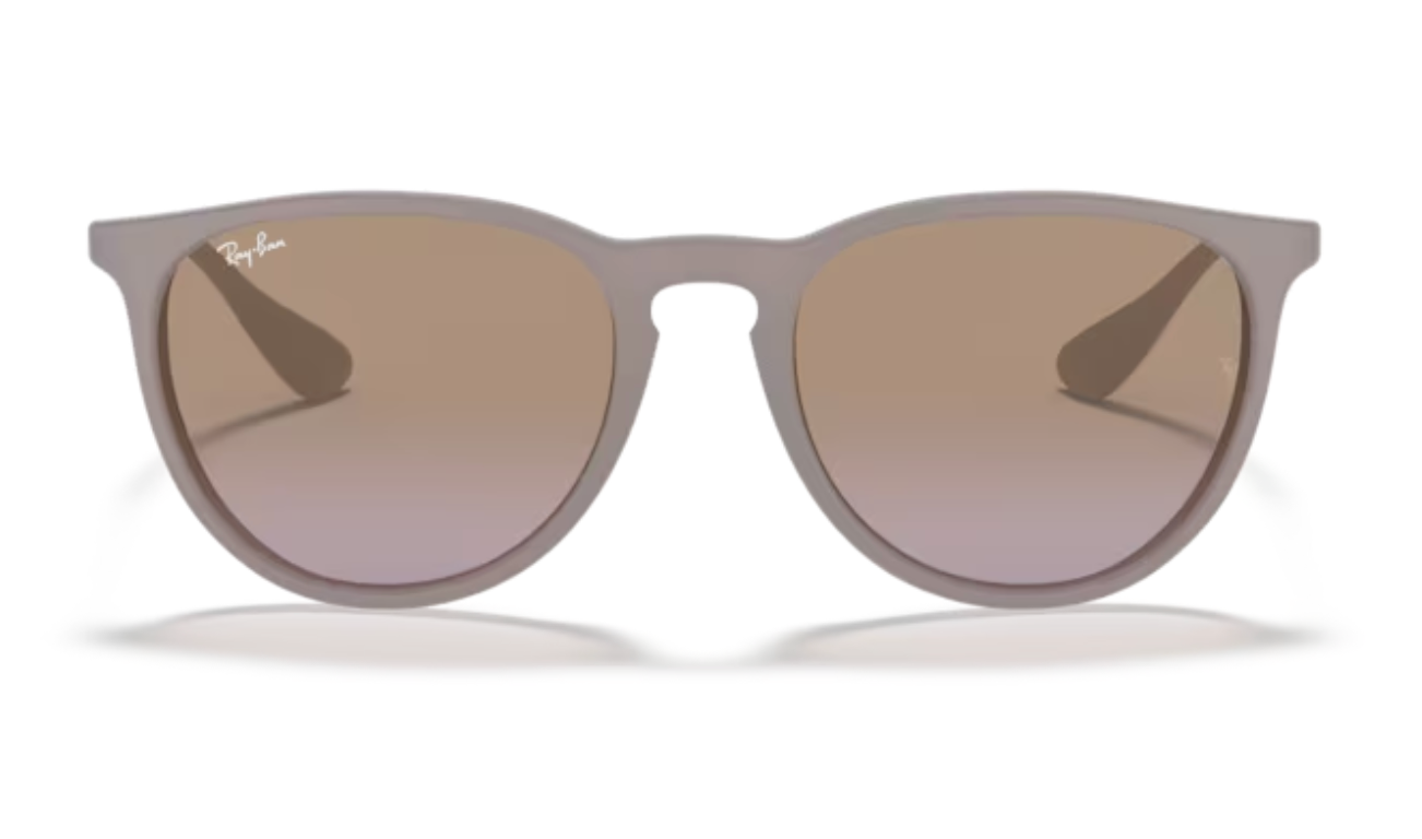 RayBan Ladies Frame - Dark Sand & Brown/Violet Lens