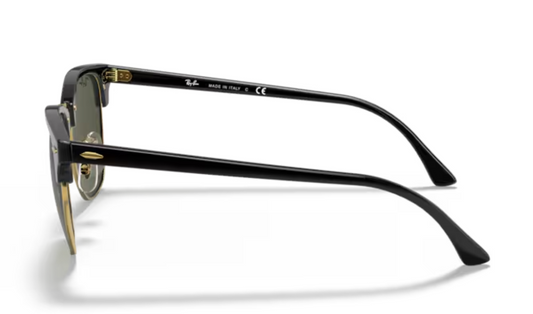 Ray Ban Clubmaster Unisex Frame - Black on Gold