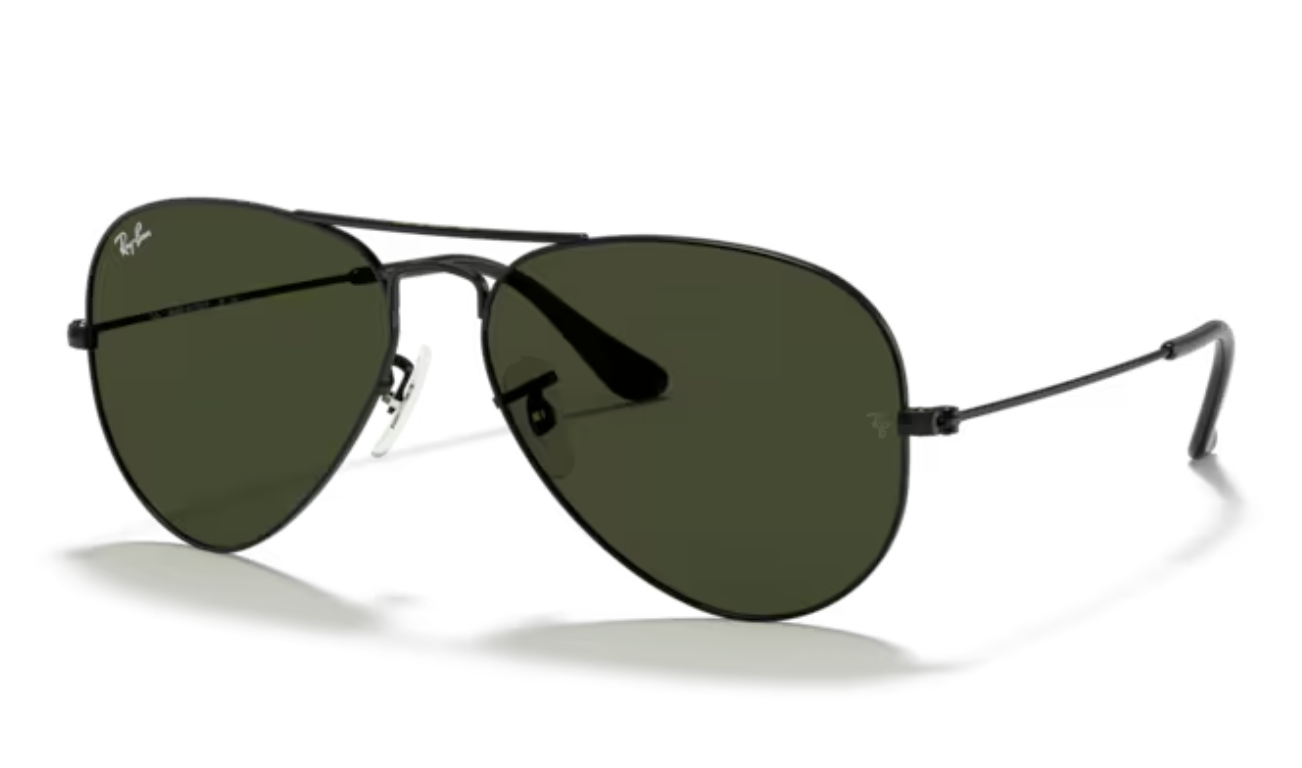 Ray Ban Aviator Large Metal Frame - Black