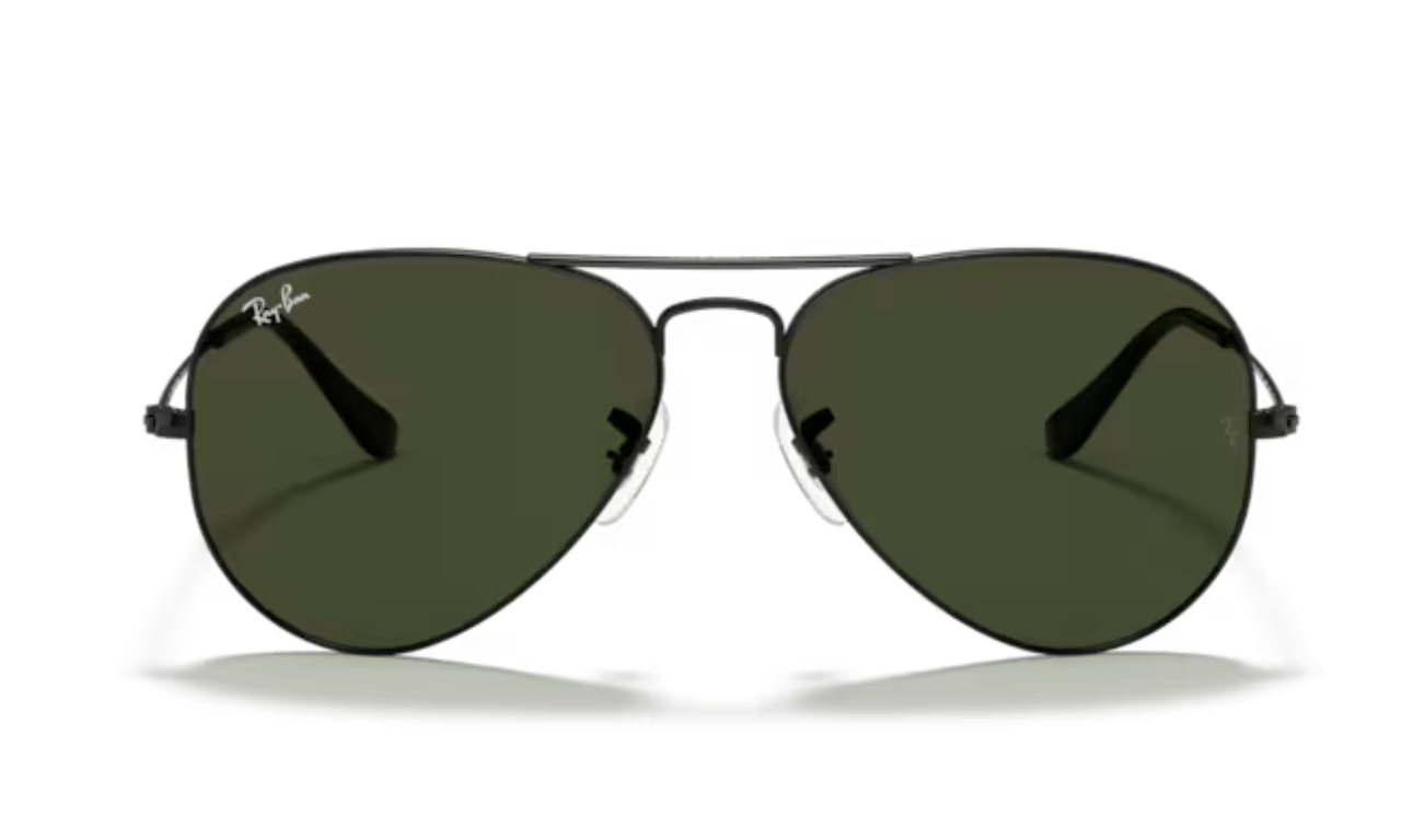 Ray Ban Aviator Large Metal Frame - Black