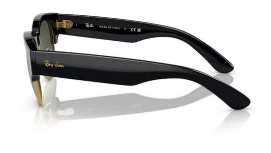 RayBan Mega Clubmaster Frame Black on Gold