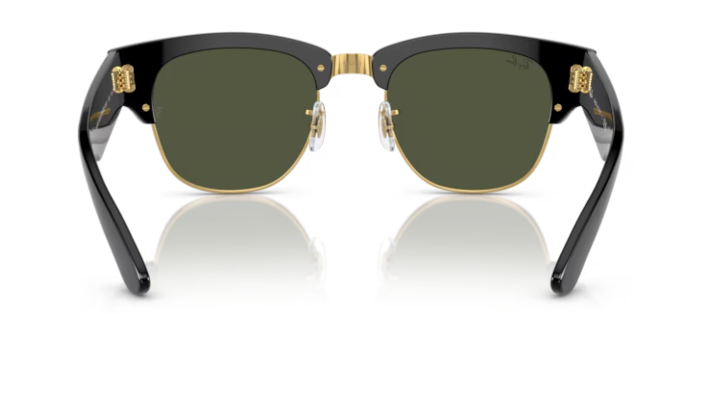 RayBan Mega Clubmaster Frame Black on Gold