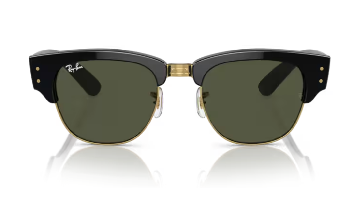 RayBan Mega Clubmaster Frame Black on Gold