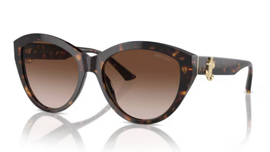 Jimmy Choo Brown Havana Cat Eye Frames