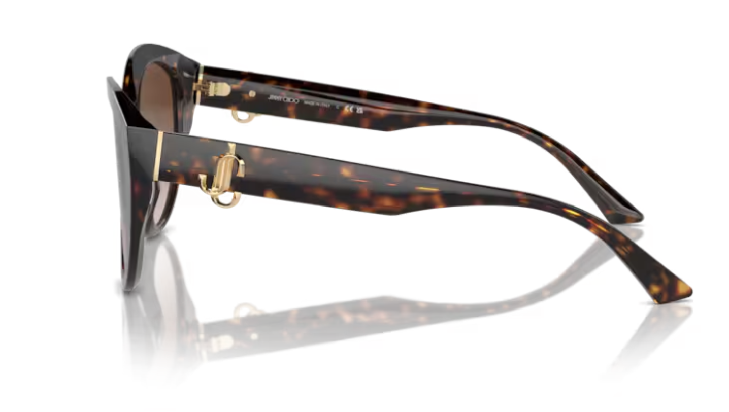 Jimmy Choo Brown Havana Cat Eye Frames