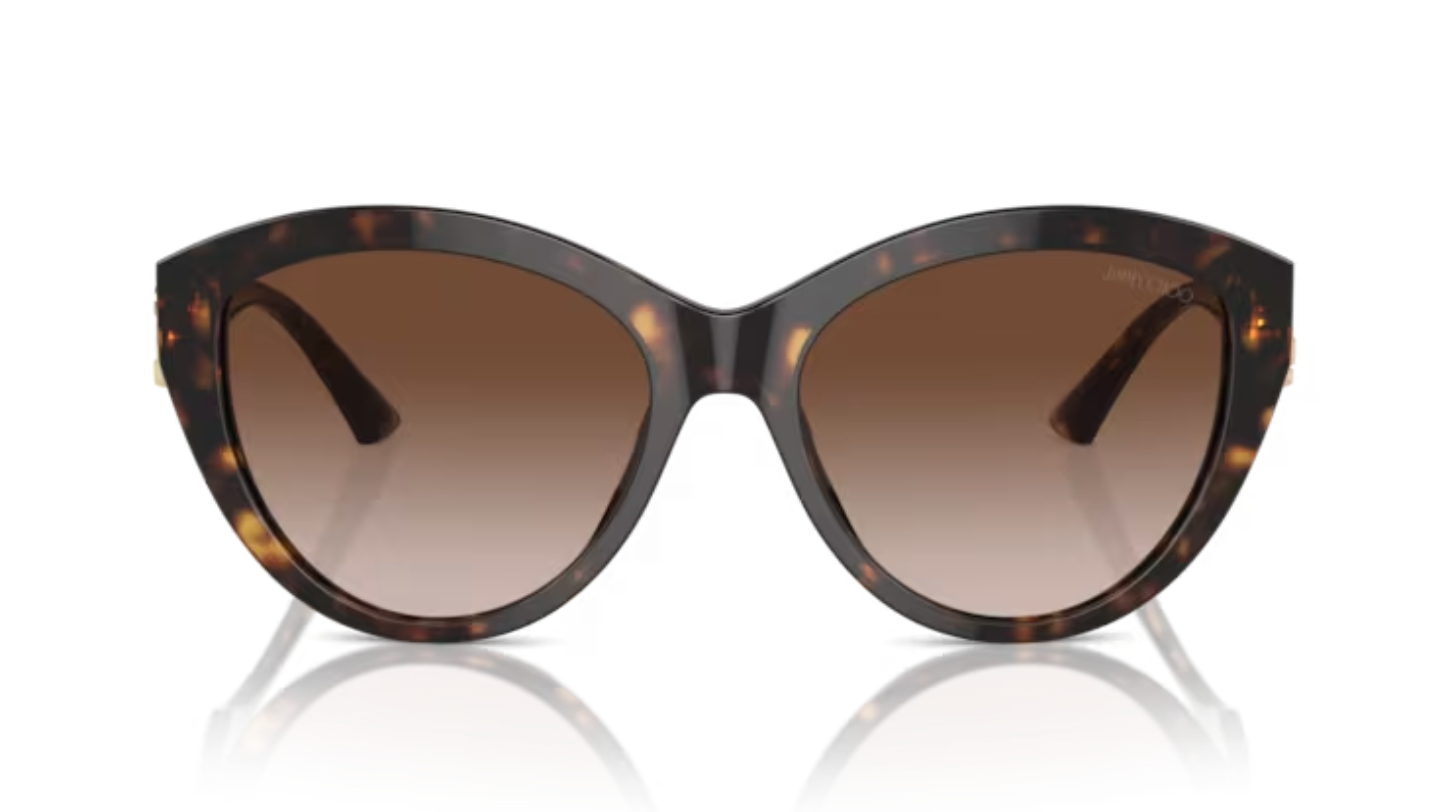 Jimmy Choo Brown Havana Cat Eye Frames