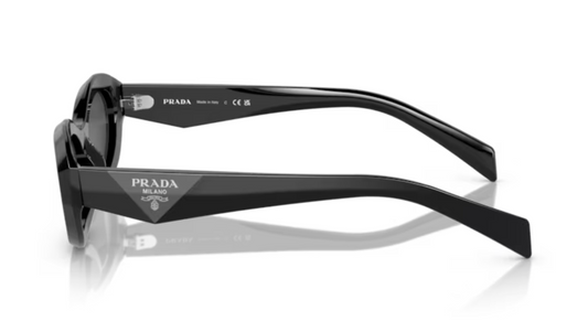 Prada Ladies Oval Black Frames