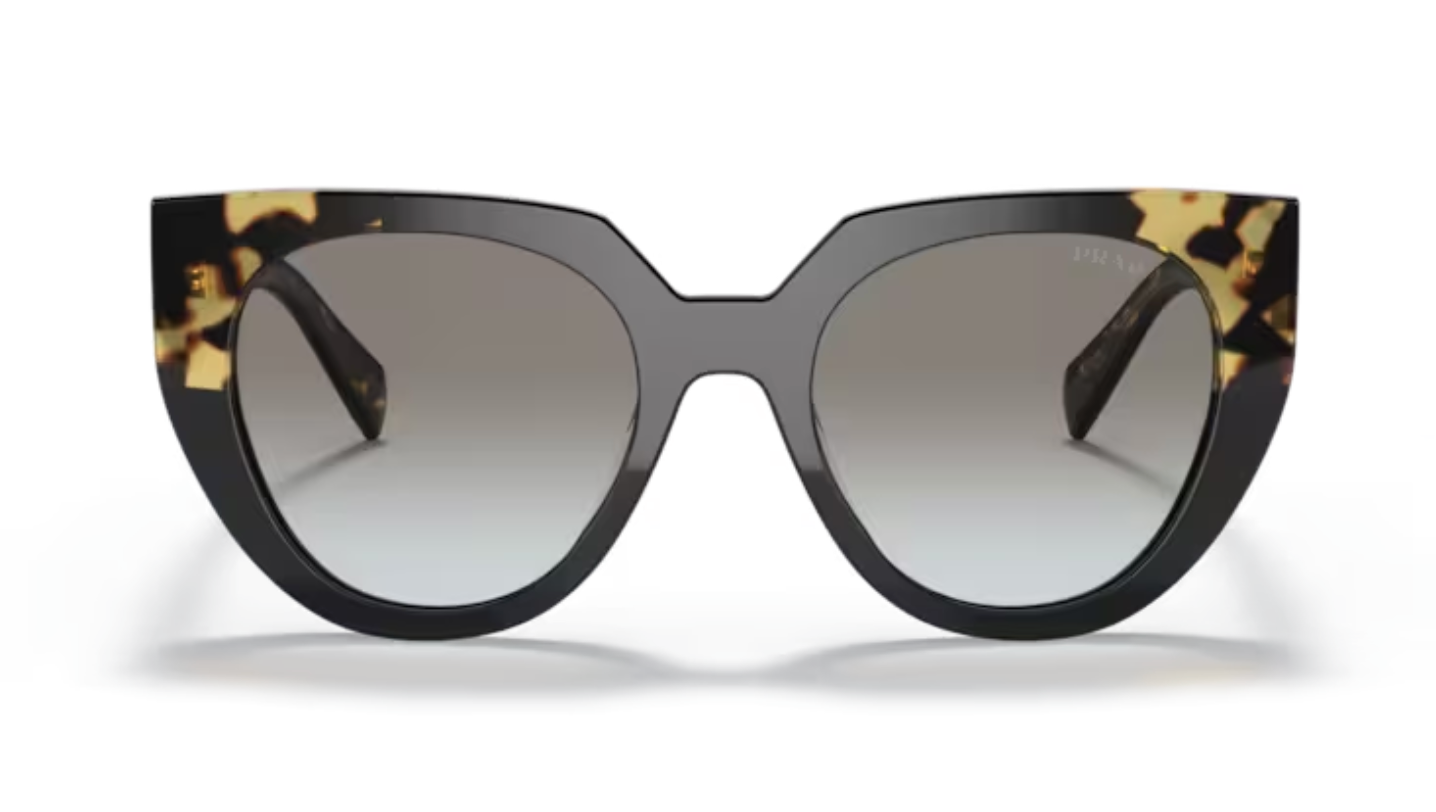 Prada Ladies Chunky Black/Tortoise Frames