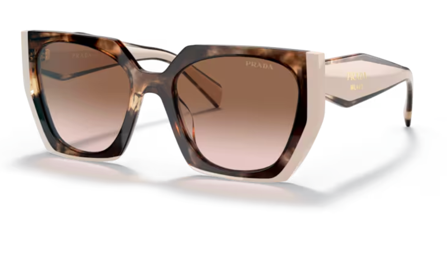 Prada Ladies Frames Tortoise Caramel/Powder