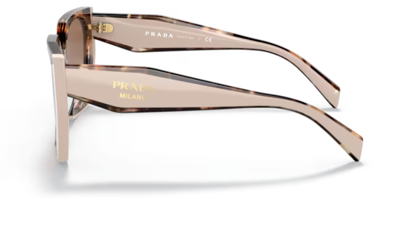 Prada Ladies Frames Tortoise Caramel/Powder
