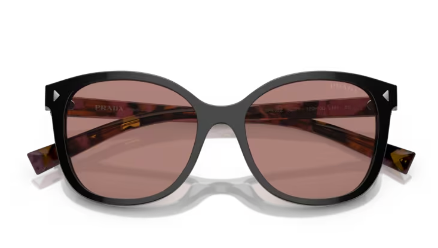 Prada Ladies Pink Mogano Tort Sides
