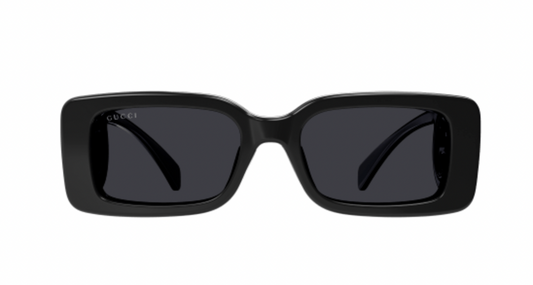 Ladies Gucci Black Chunky Rectangle Frames