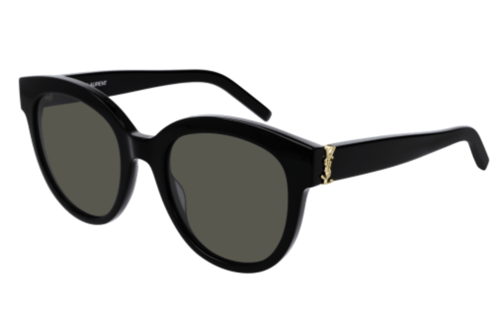 YSL Ladies Black Frames With Iconic YSL Logo