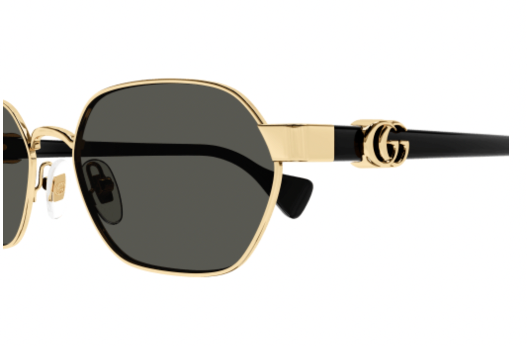 Gucci Hexagonal Emblem Black & Gold