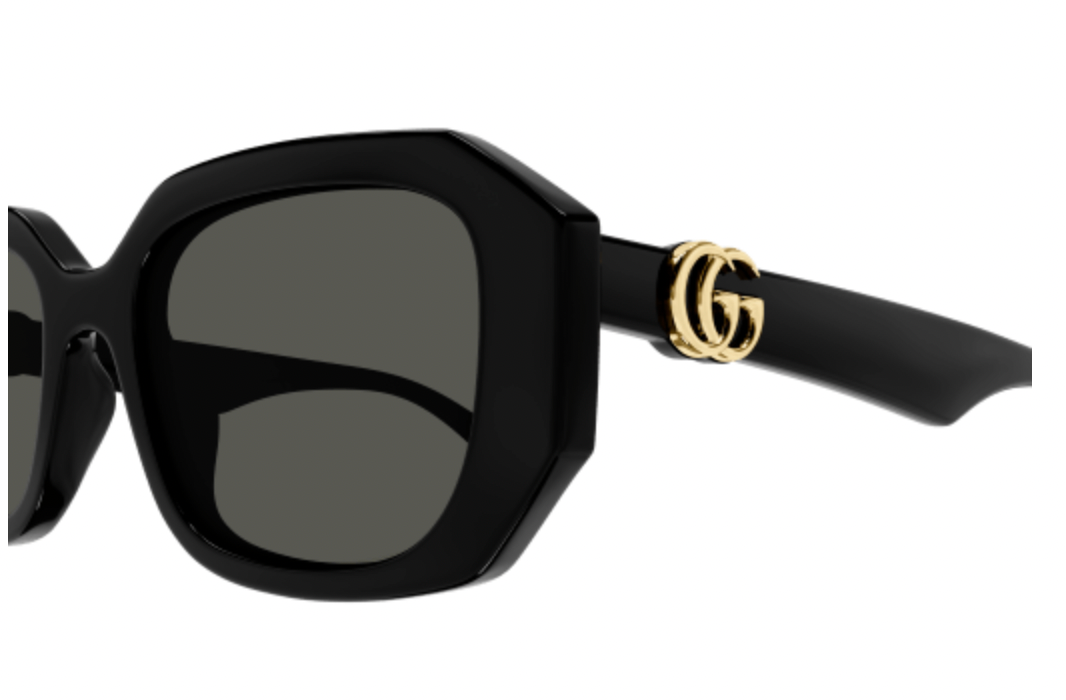 Gucci Black Rectangle Emblem