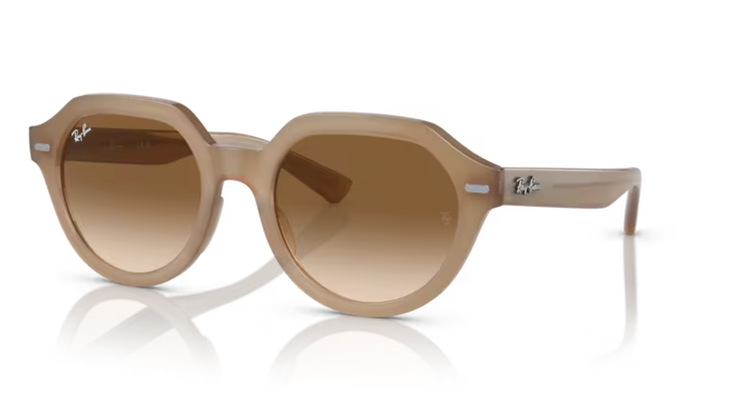 Chunky RayBans in Sand