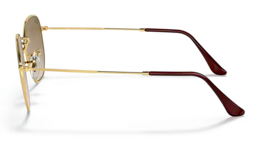 Ray Ban Hexagonal Gold with Brown Lenses