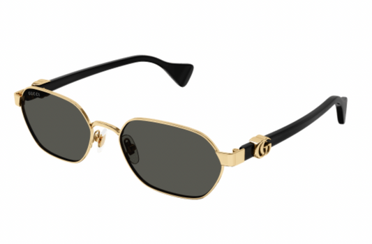 Gucci Hexagonal Emblem Black & Gold